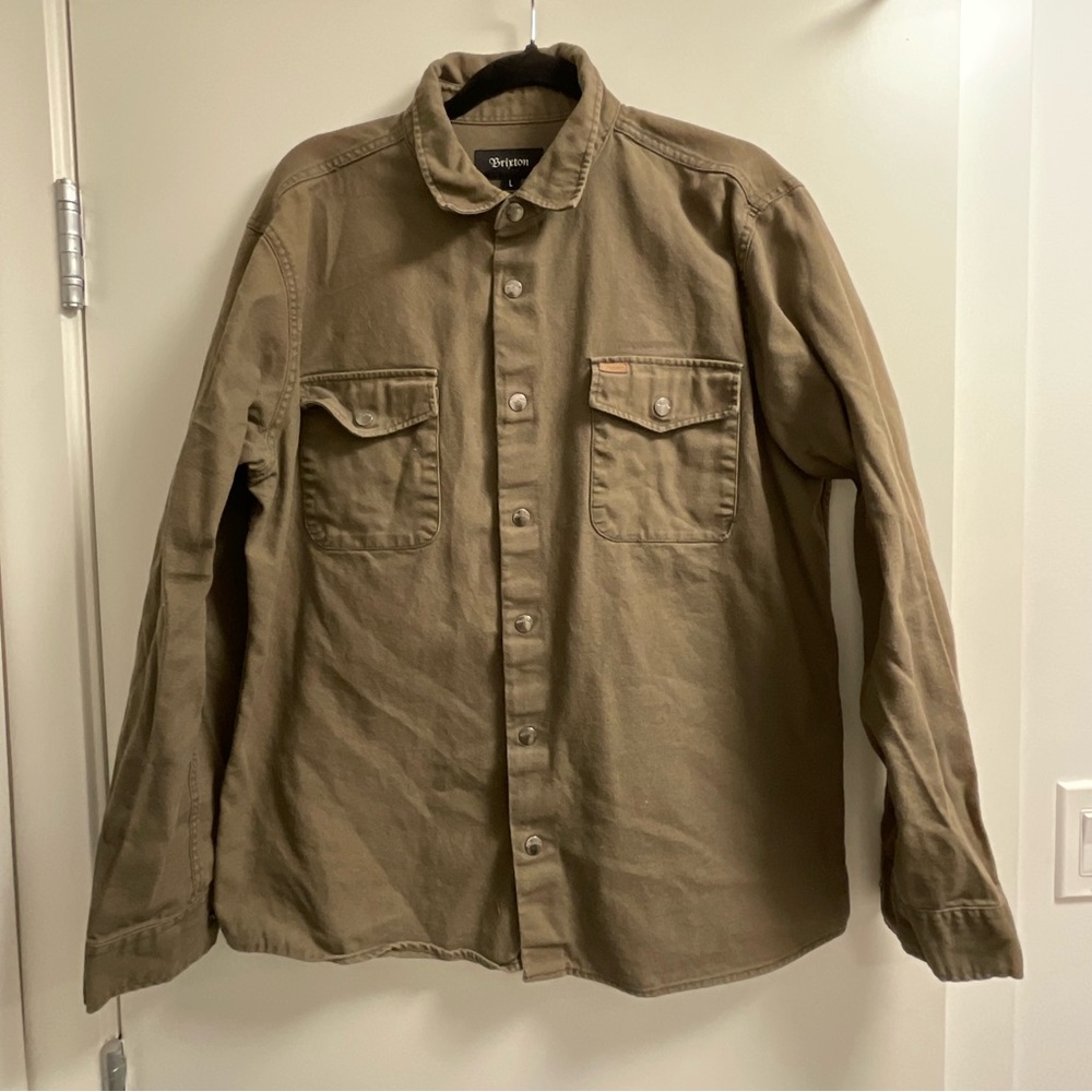 Brixton Canvass Long Sleeve Button Up